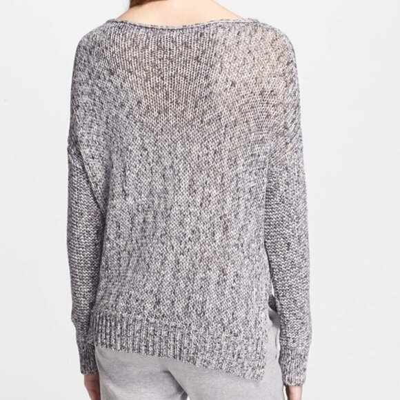 Vince Drop Shoulder Sweater Gray Yarn - Picture 2 of 13